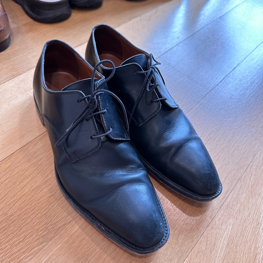 Givenchy Lace Up Black Leather Dress Shoes